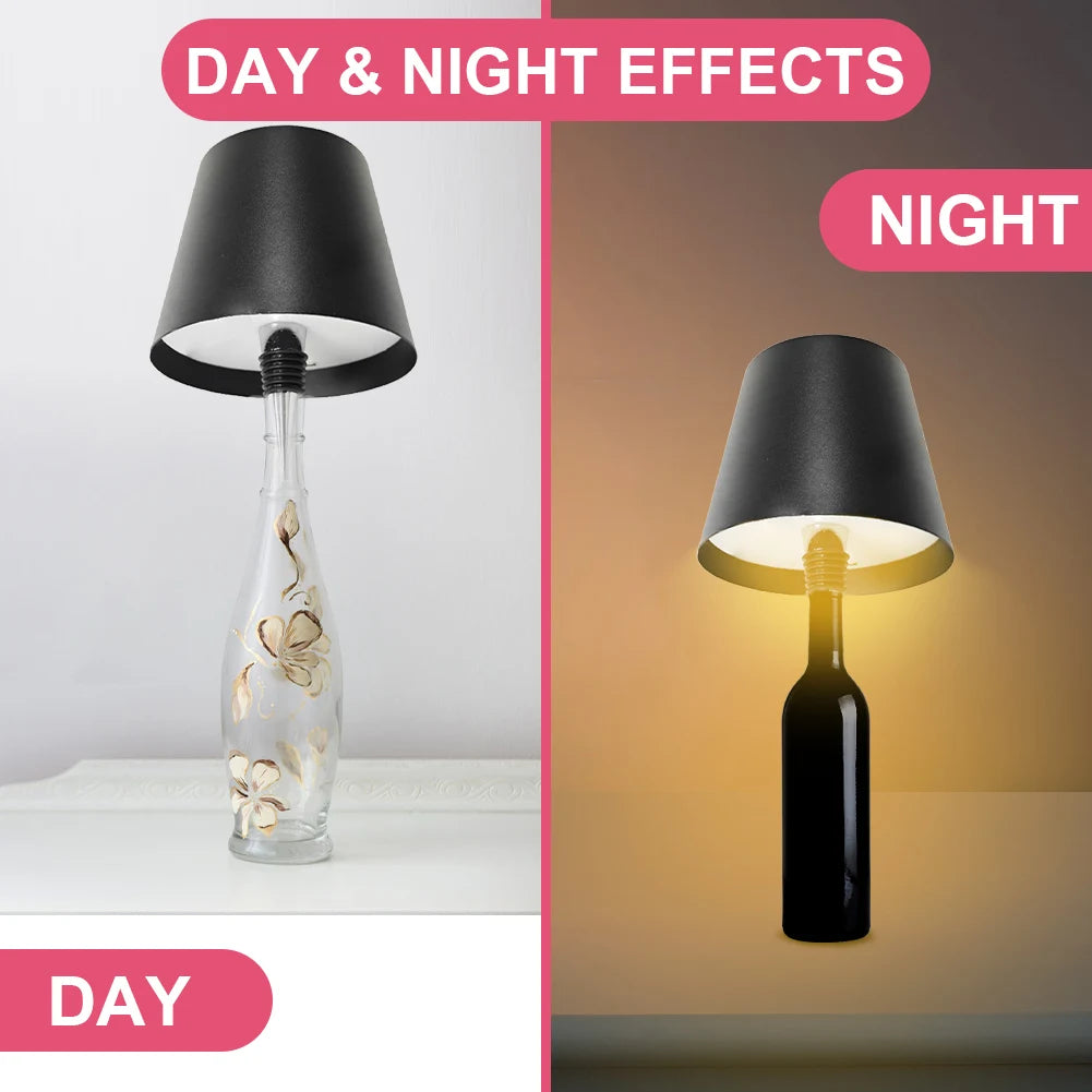 Metal Dimmable Bottle Lamp