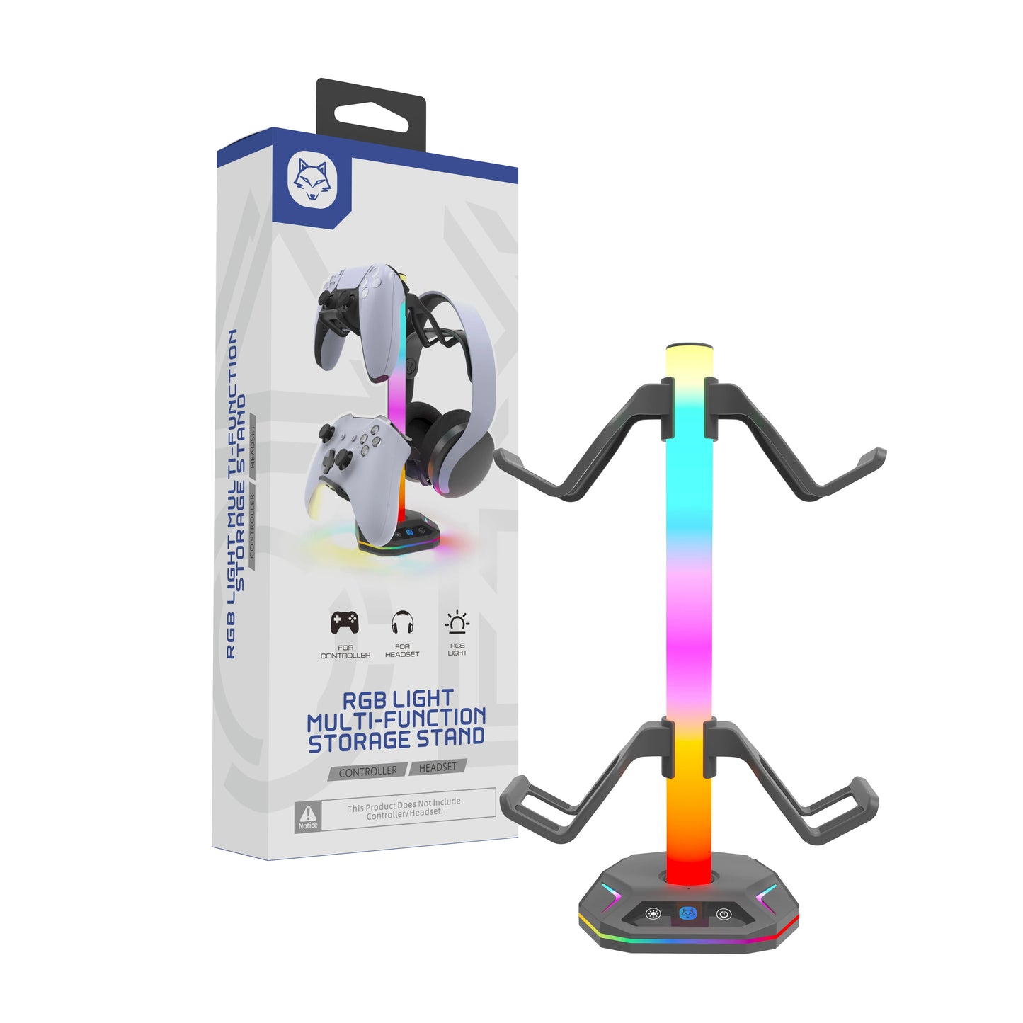 Gaming RGB Headphone Stand for Playstation5 Controller Holder