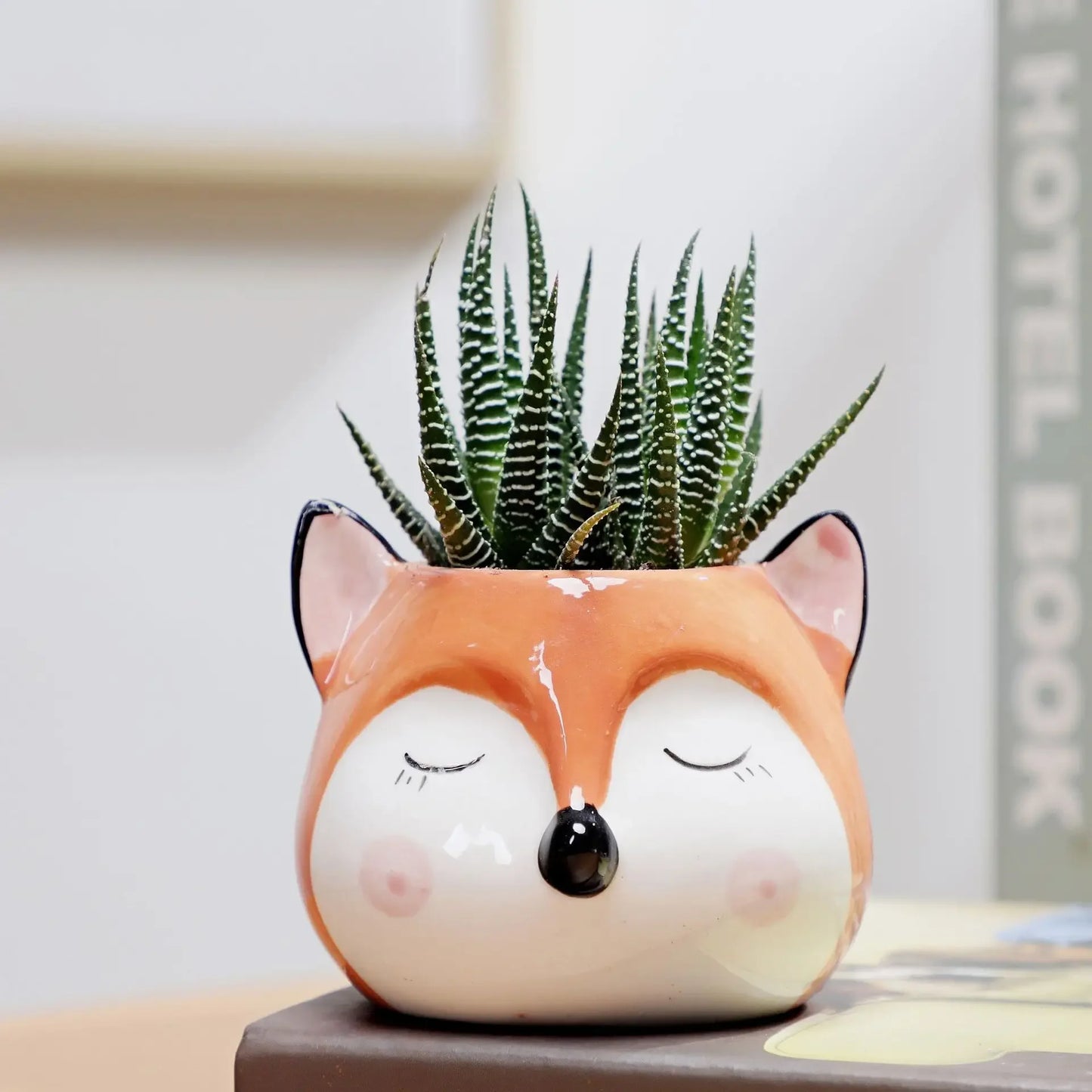 1Pcs Nordic Style Ceramic Animal Flower Pot
