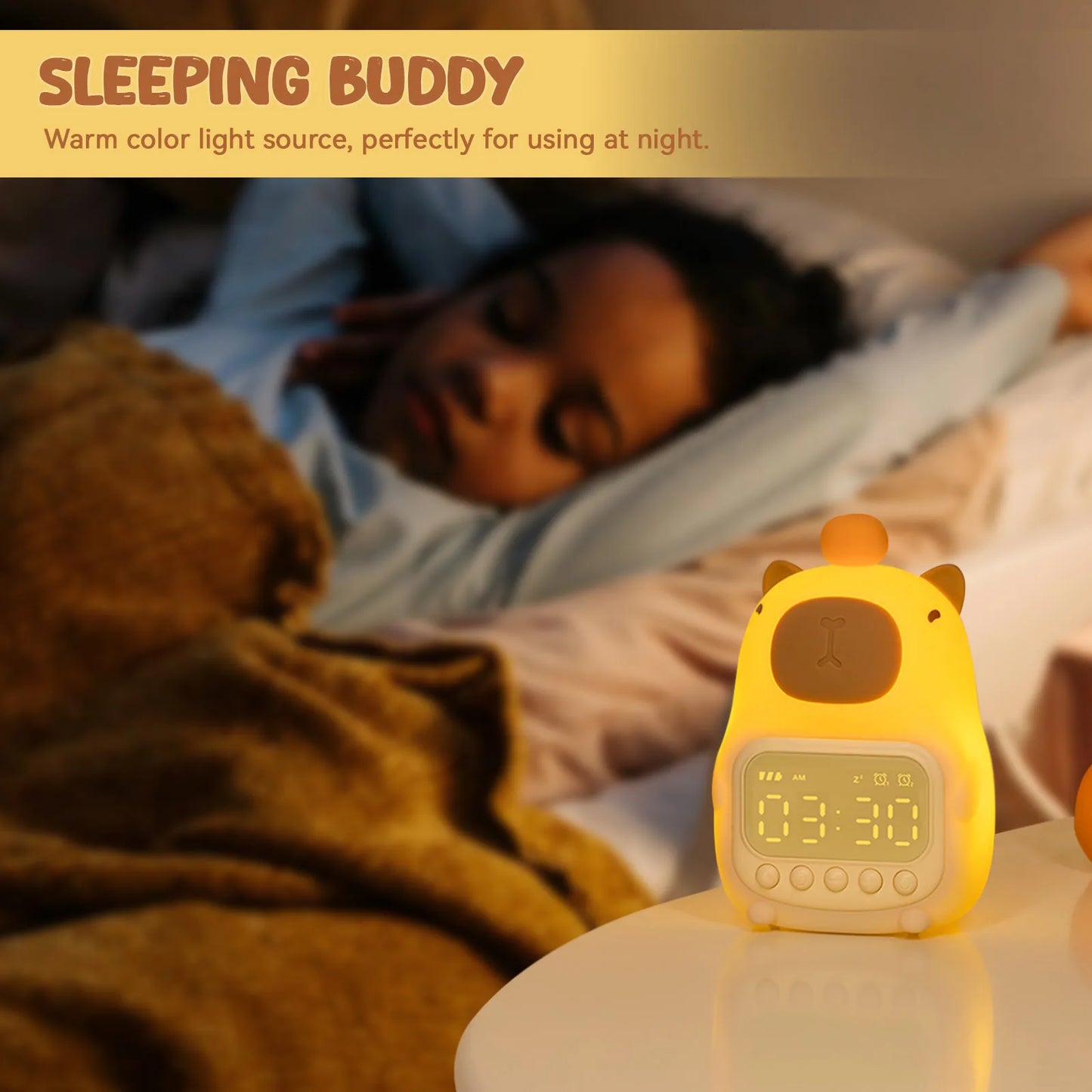 Capybara Clock