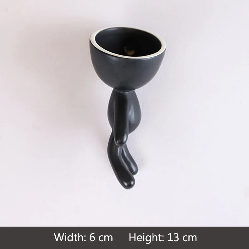 Imitation Humanoid Ceramic Flower Pot