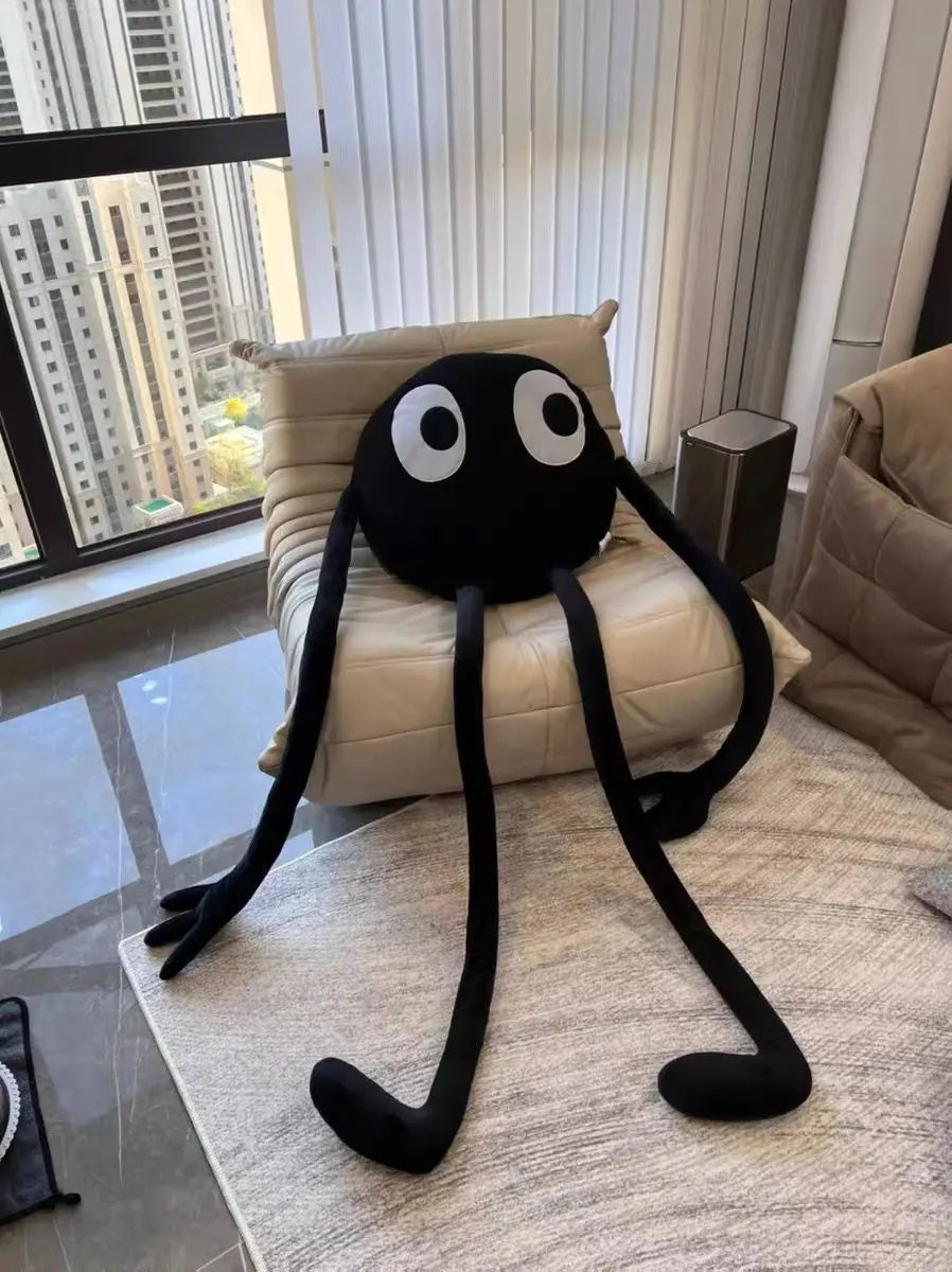 Cushion Black Coal Ball Doll Sofa