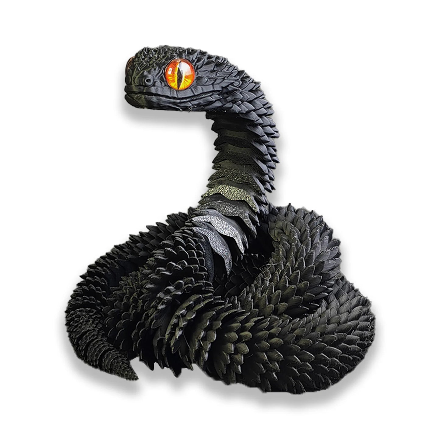 3D Printed Snake Movable