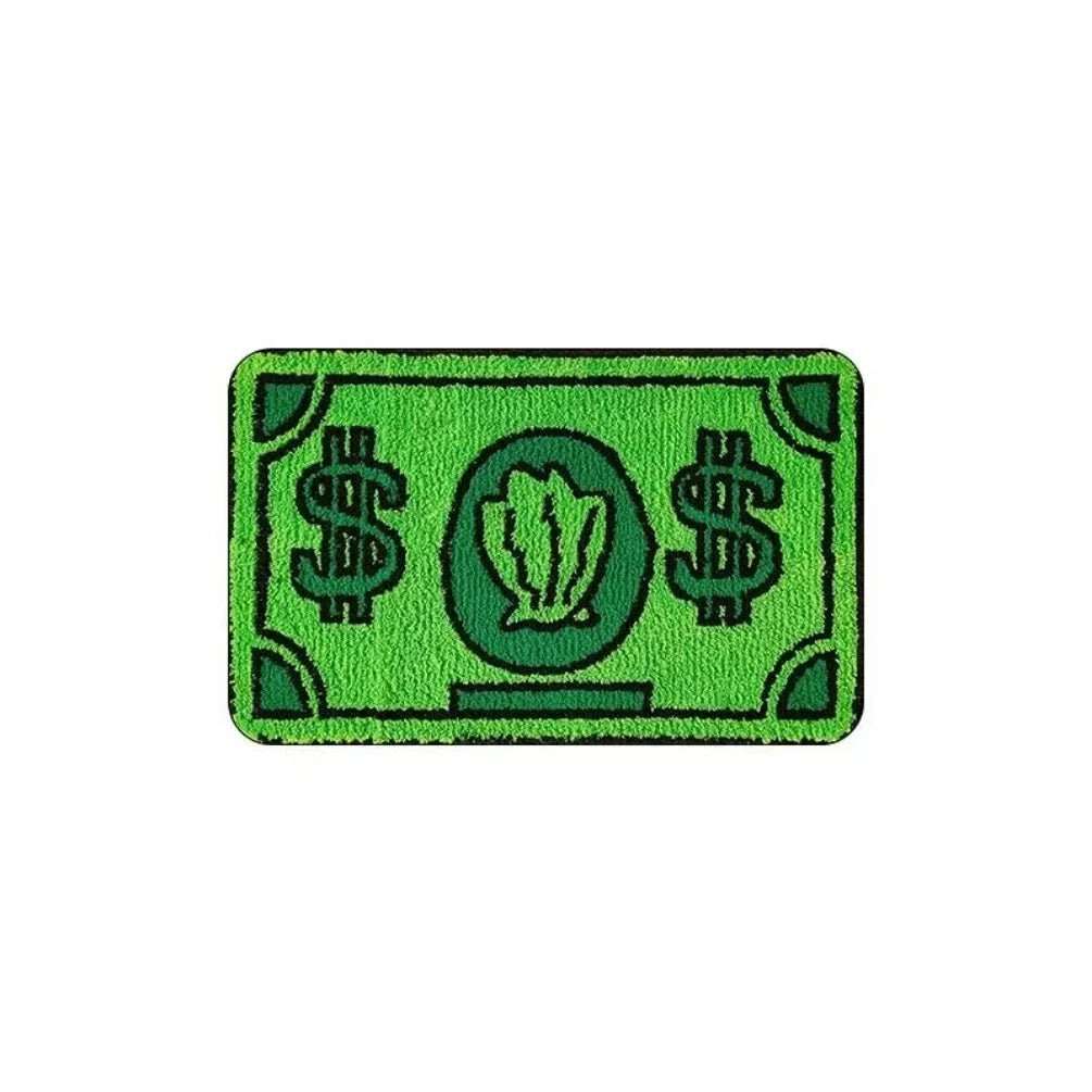 Waterproof Cartoon Money Rugs