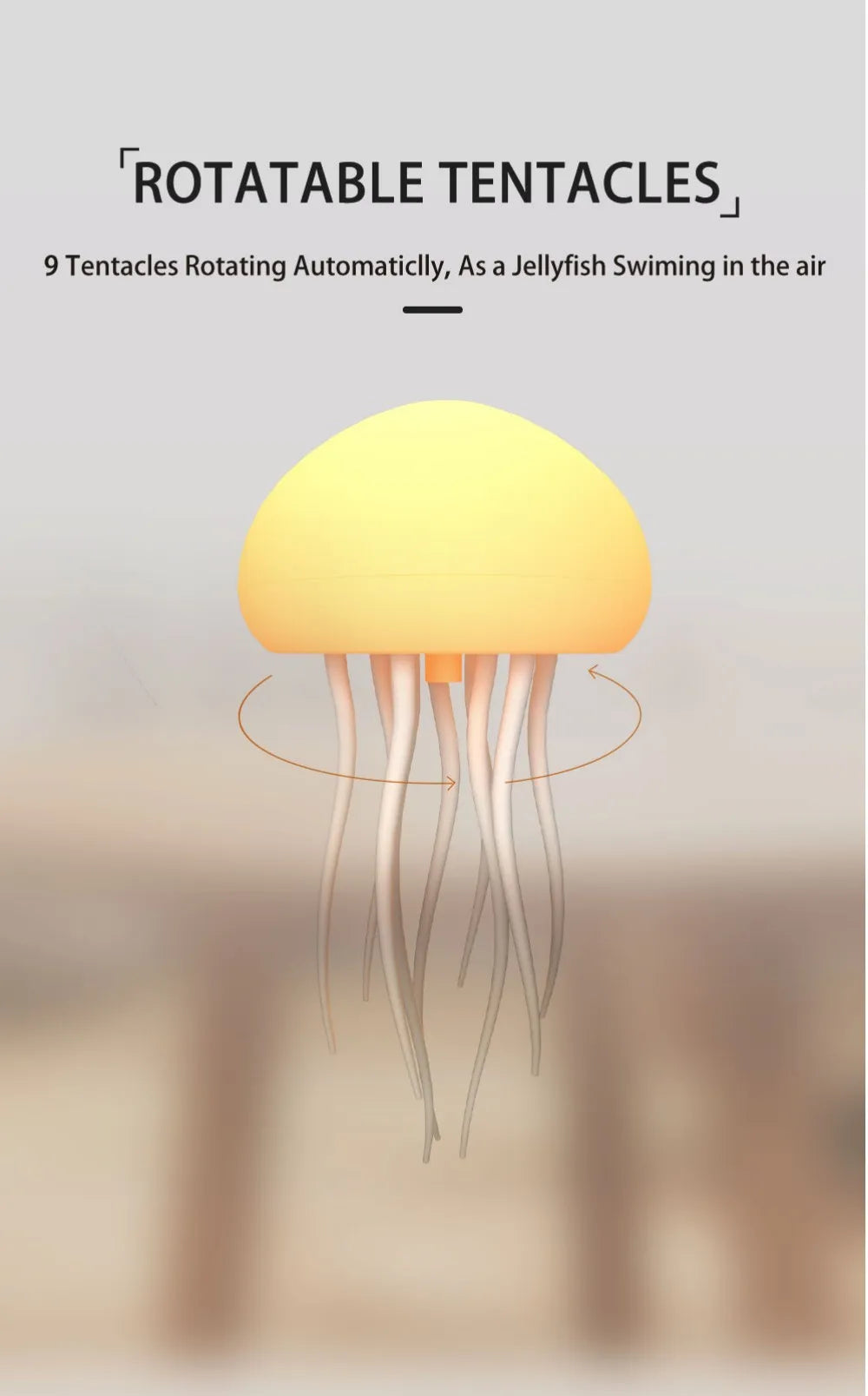 Levitation Jellyfish LED Lamp