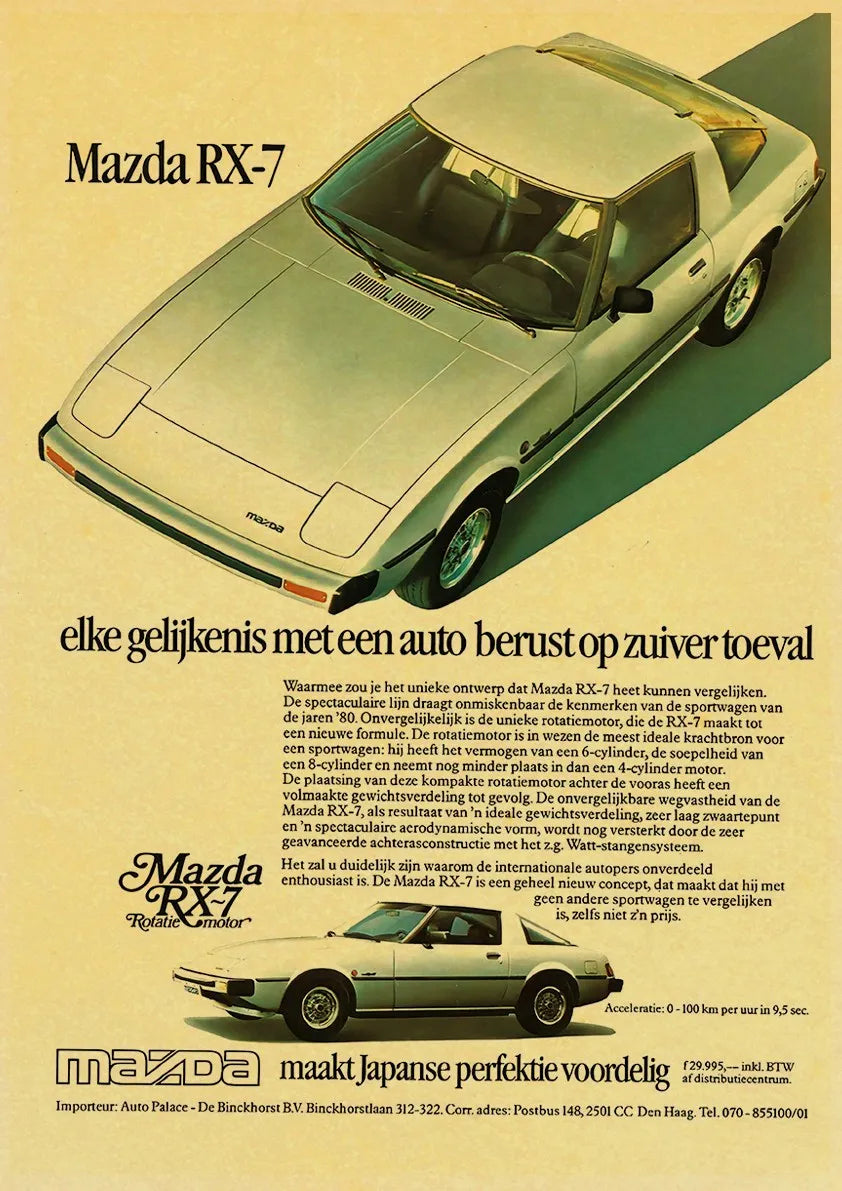 JDM Car Japan Retrofit Racing Retro 90s Poster Wall