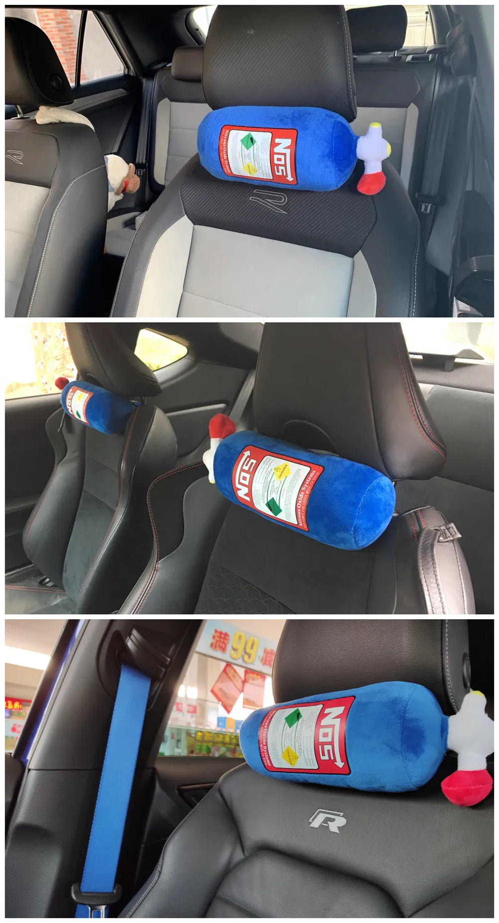 NOS Nitrous Oxide Bottle New Plush Toys Pillow
