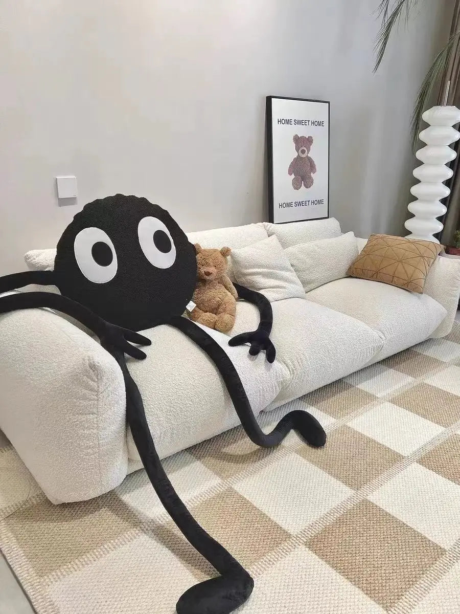 Cushion Black Coal Ball Doll Sofa