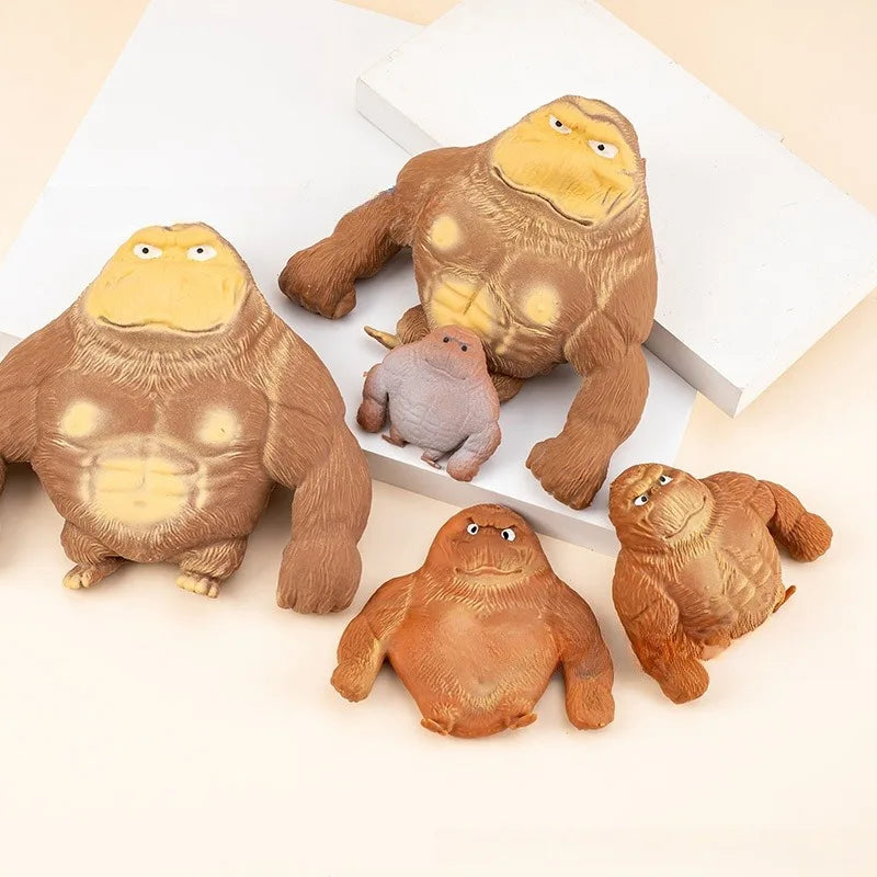 Cute Gorilla Figurines Humorous