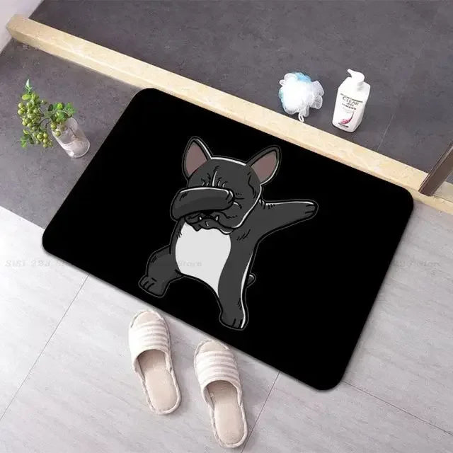 French Bulldogs Entrance Doormat Home