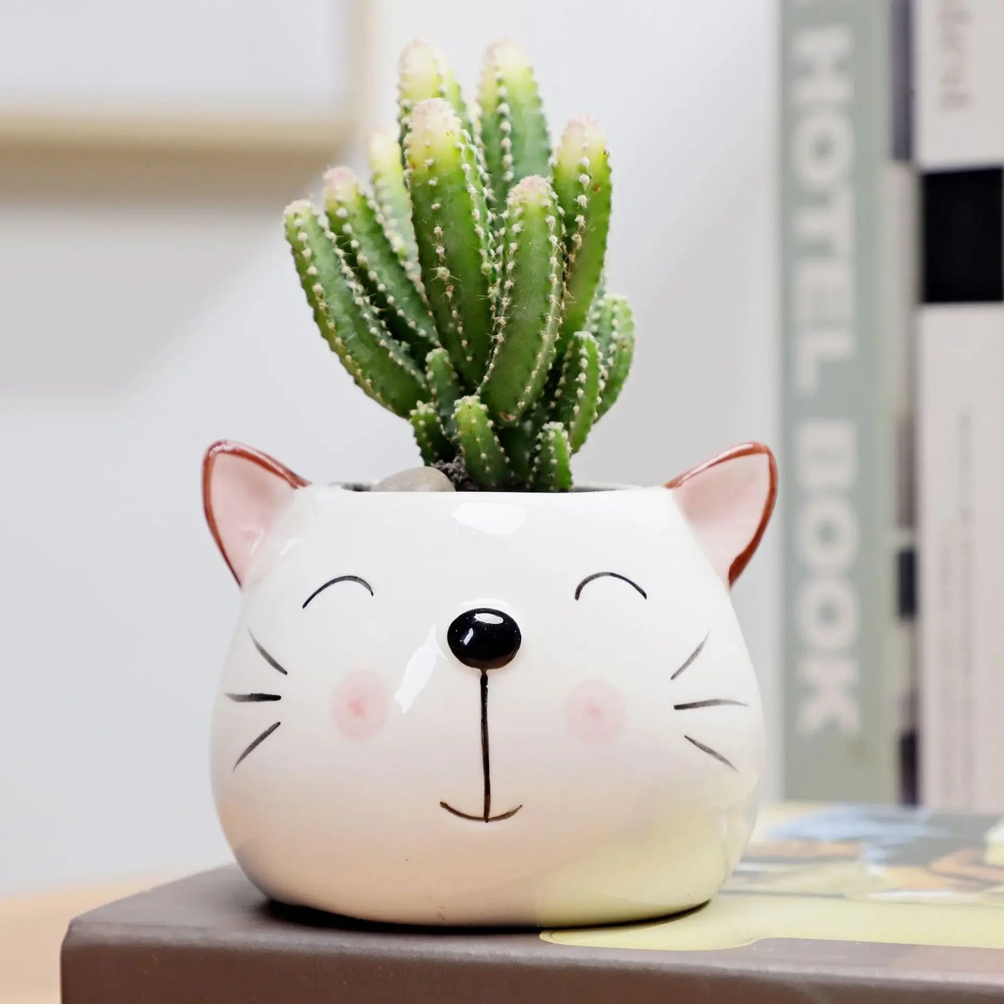 1Pcs Nordic Style Ceramic Animal Flower Pot