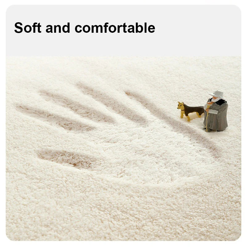 Anti-Slip Bedroom Bedside Mat Lovely Cat Carpet