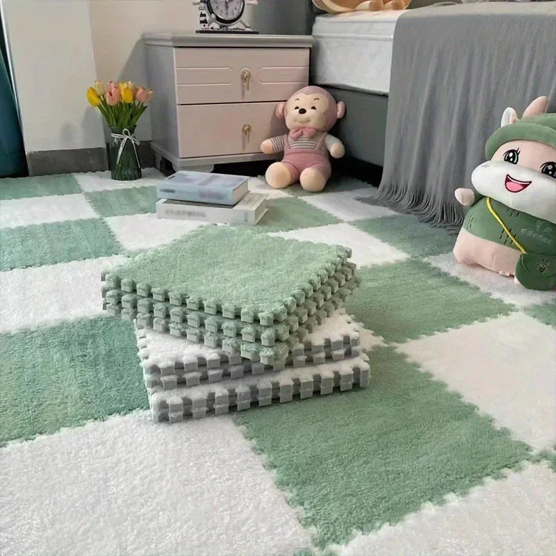 30x30cm Plush Puzzle Foam Floor Mat