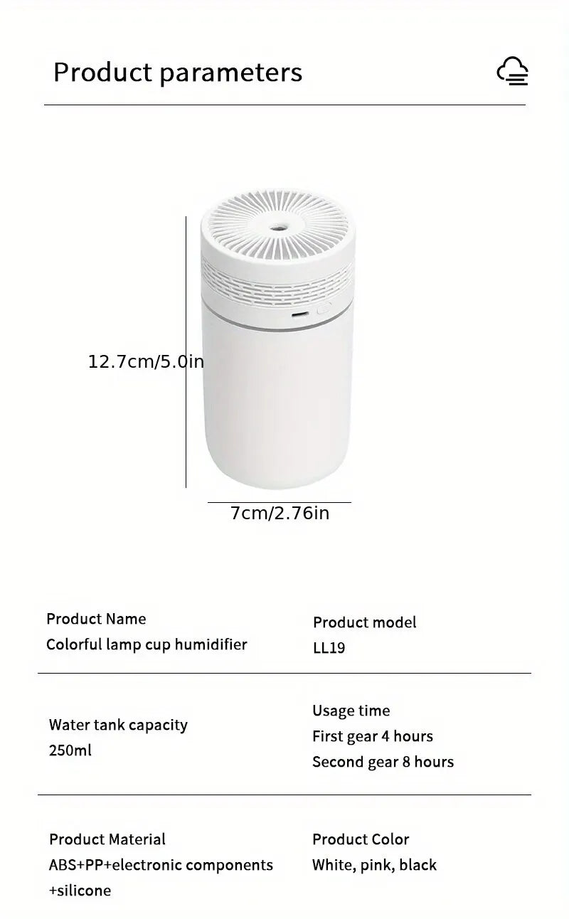 2250ML Car Air Humidifier