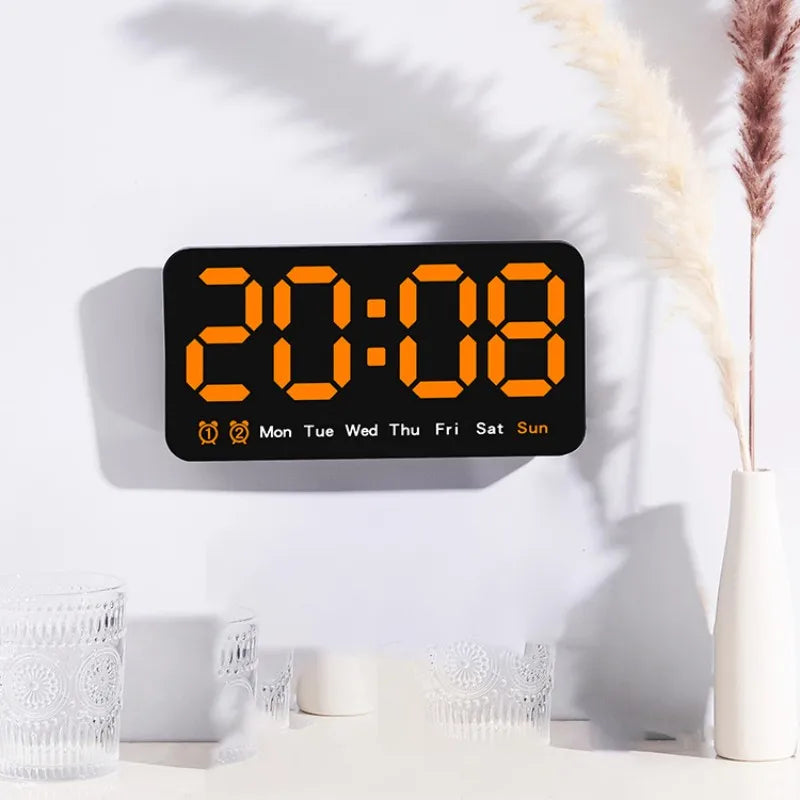 Voice Control Large Digital Wall Clock