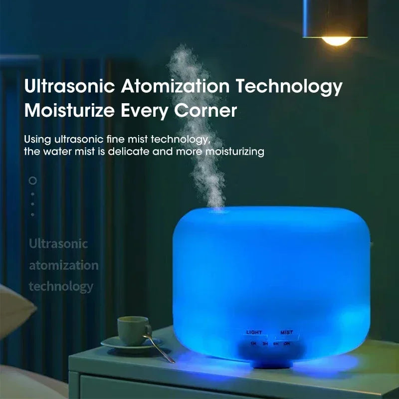 Night Lights Mini Humidifier For Car Home Bedroom