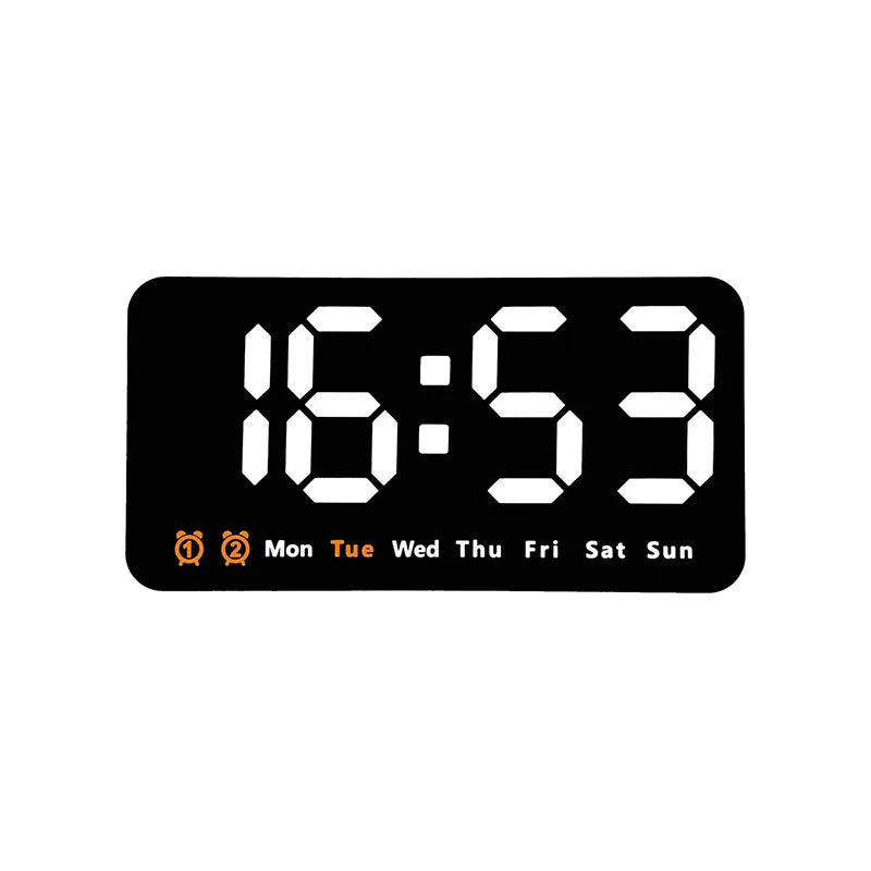 Voice Control Large Digital Wall Clock