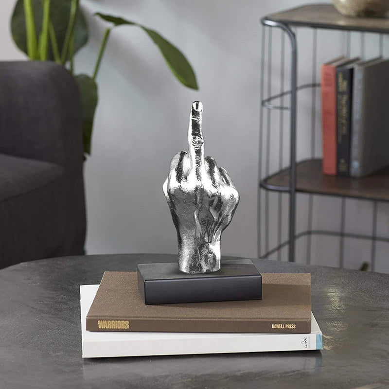 Resin Ornaments Of Middle Finger Statue