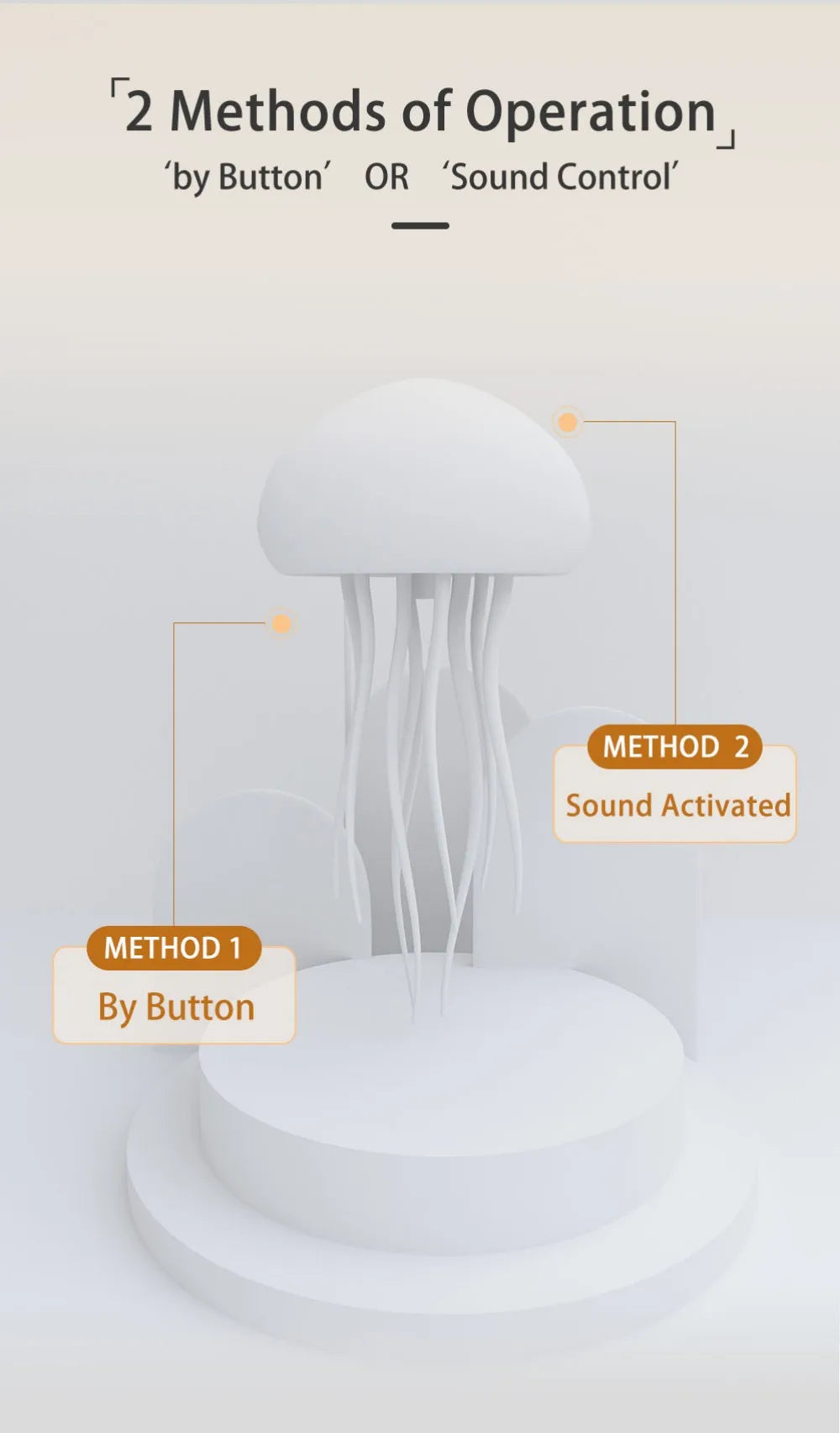 Levitation Jellyfish LED Lamp