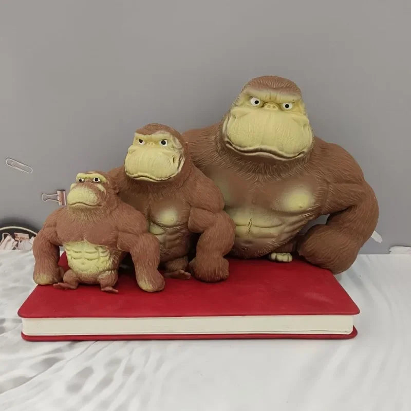 Cute Gorilla Figurines Humorous