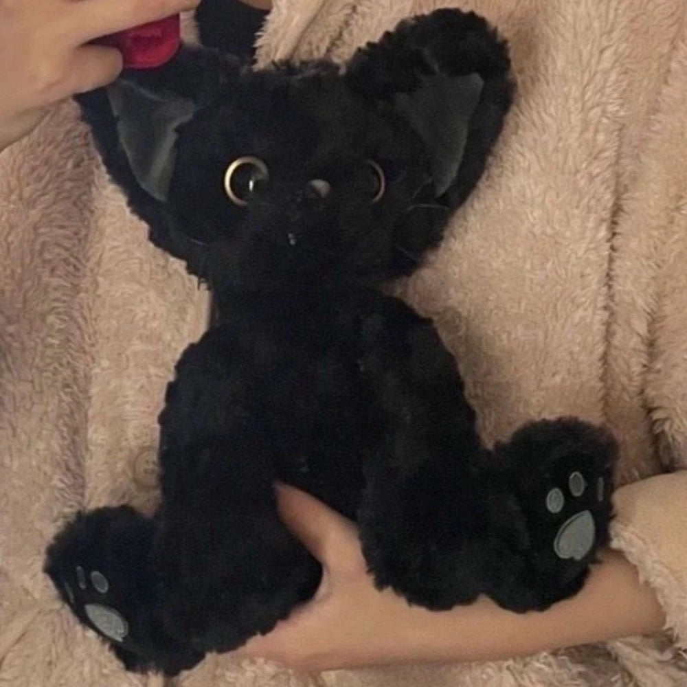 Cute Black Cat Plush