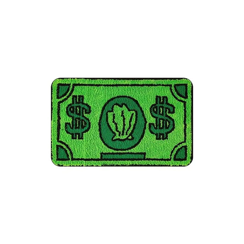 Waterproof Cartoon Money Rugs