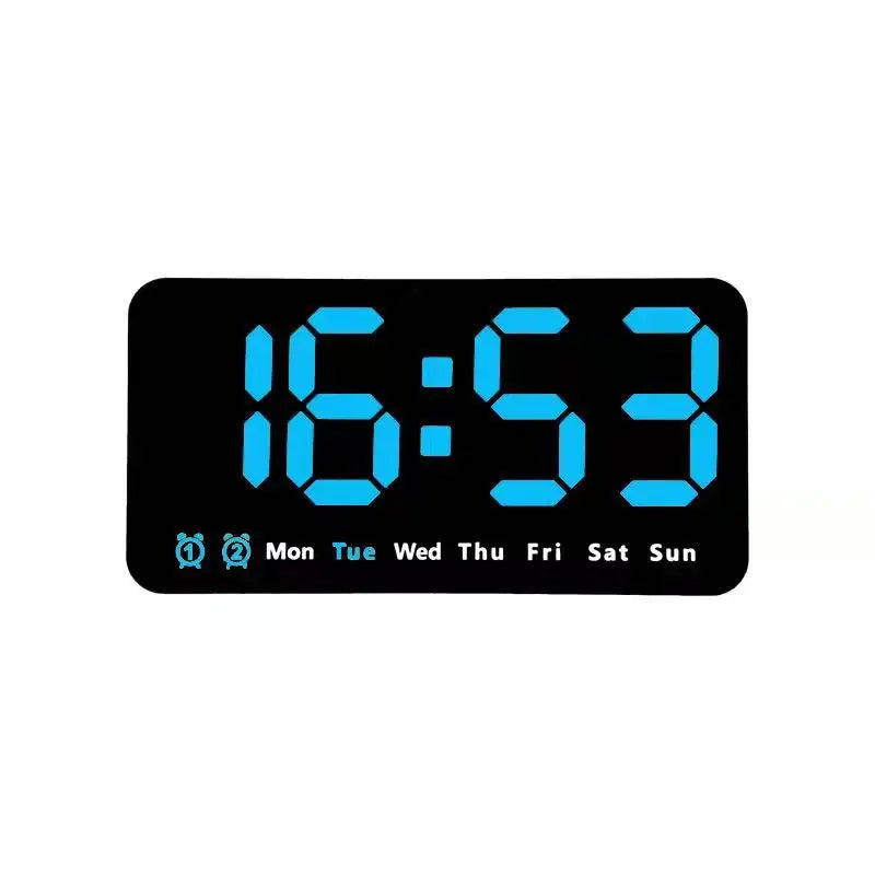 Voice Control Large Digital Wall Clock