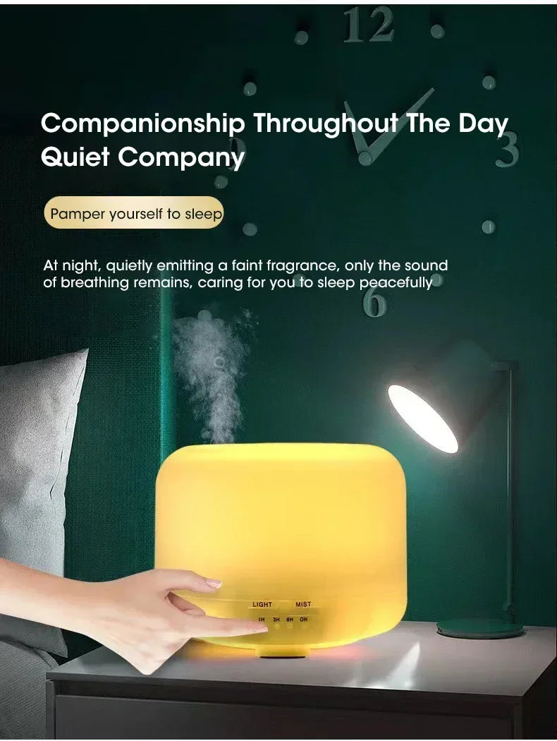 Night Lights Mini Humidifier For Car Home Bedroom