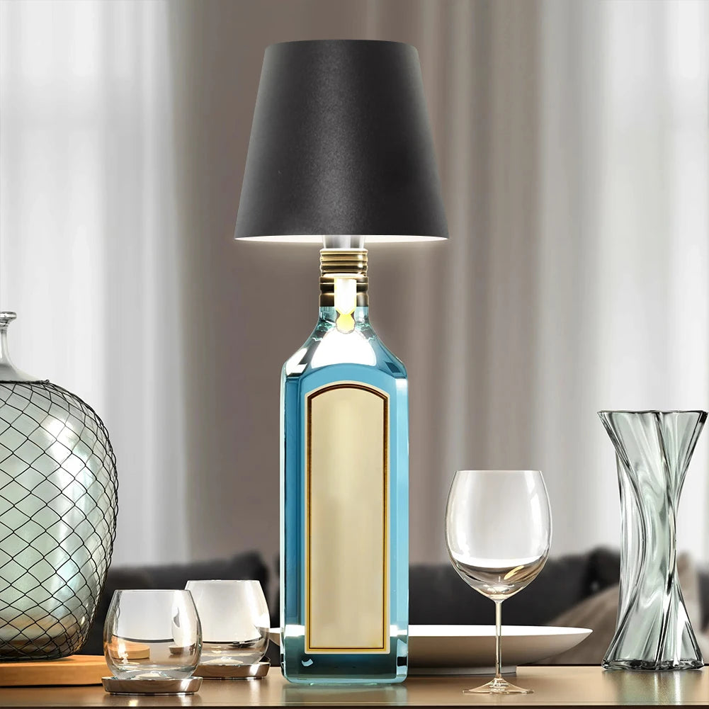 Metal Dimmable Bottle Lamp