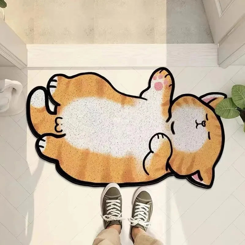 Cartoon Sand Scraping Dust Door Entrance