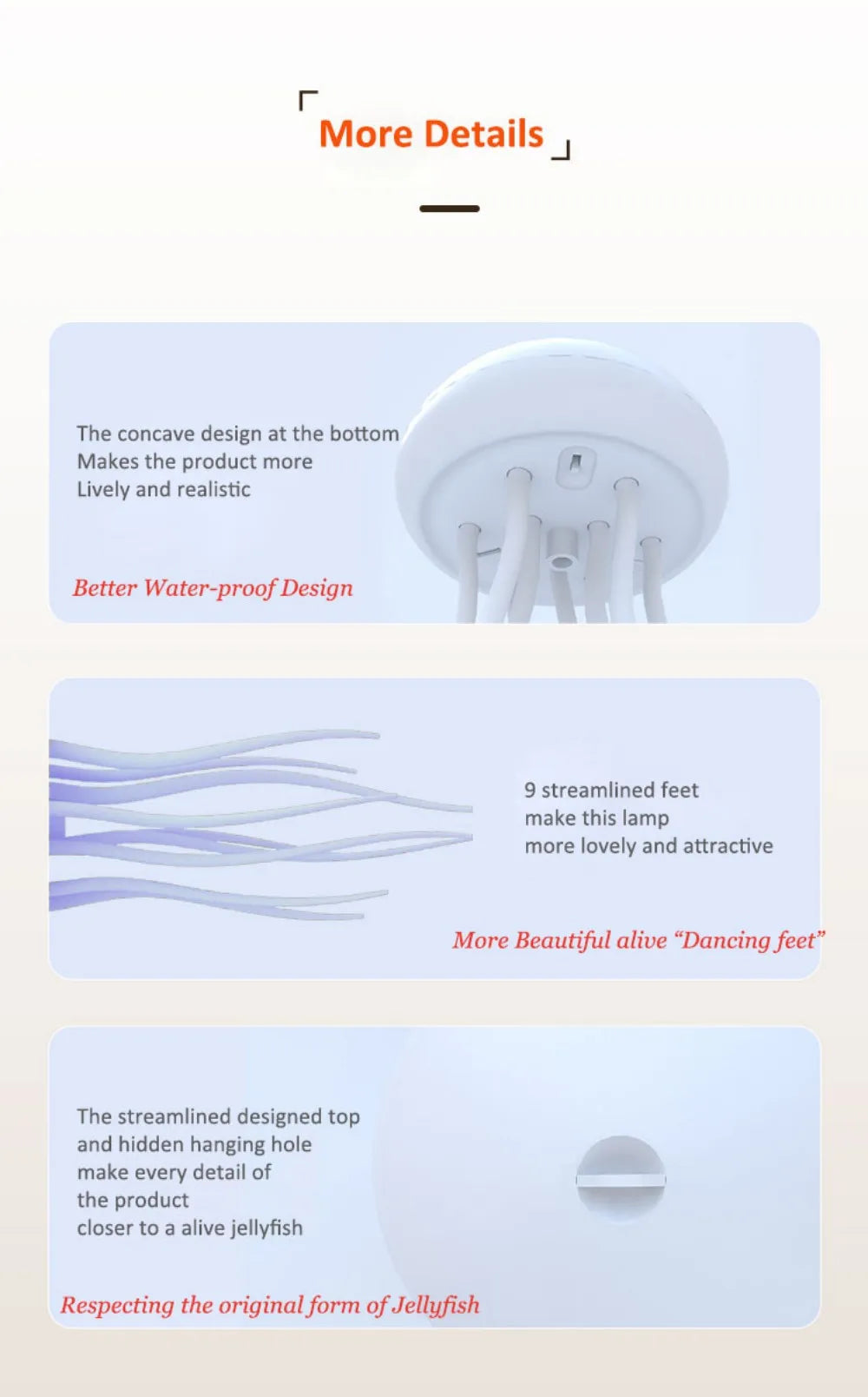 Levitation Jellyfish LED Lamp