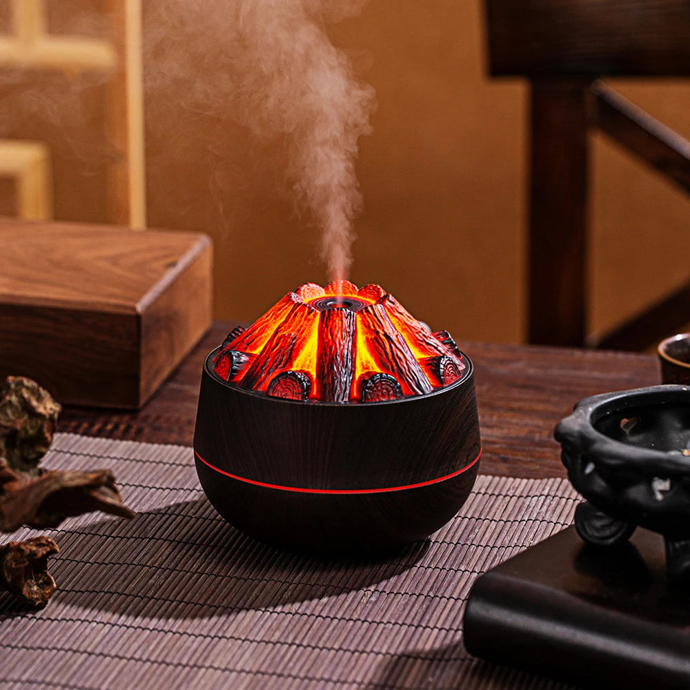 300ML Artificial Charcoal Fire Air Humidifier