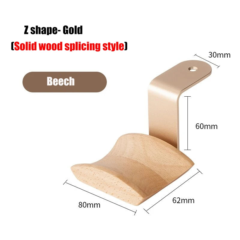 Pure Wood Walnut Headphone Stand