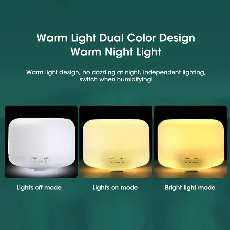 Night Lights Mini Humidifier For Car Home Bedroom