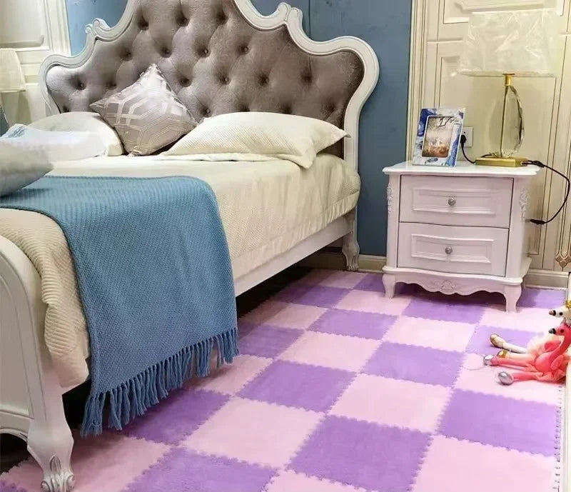 30x30cm Plush Puzzle Foam Floor Mat