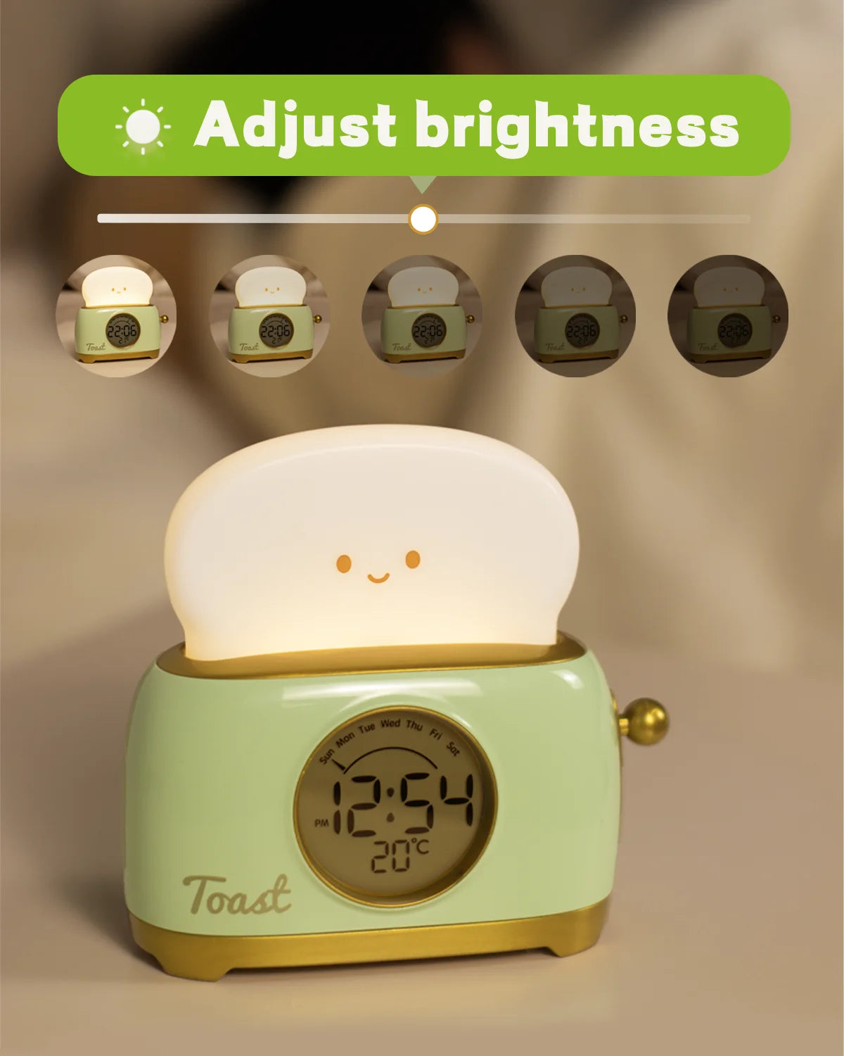 Kid Alarm Clock LED Night