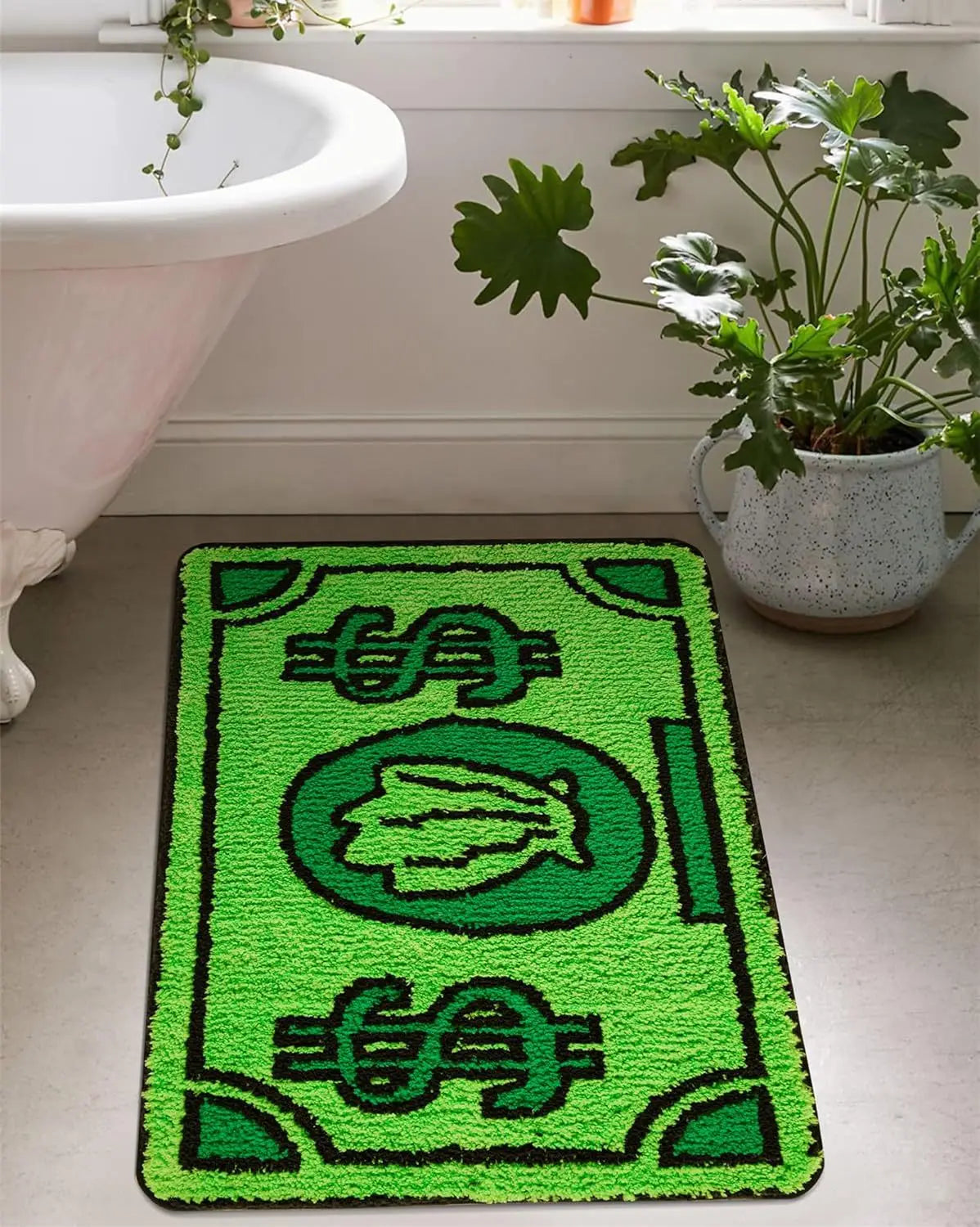Waterproof Cartoon Money Rugs