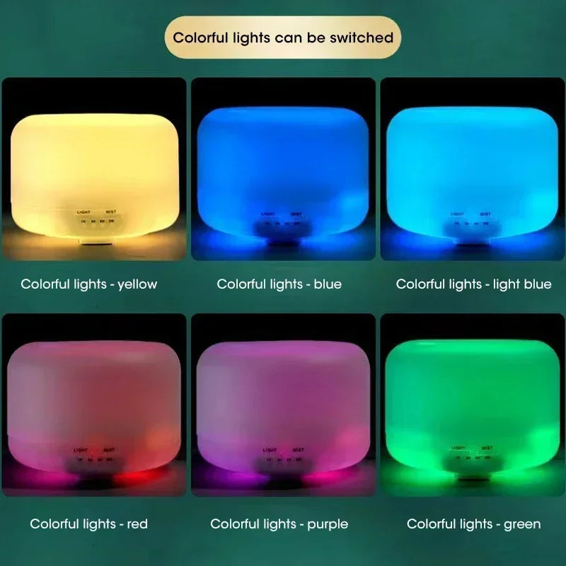 Night Lights Mini Humidifier For Car Home Bedroom