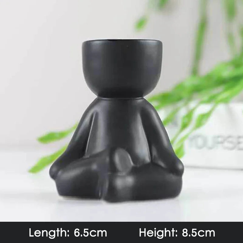 Imitation Humanoid Ceramic Flower Pot