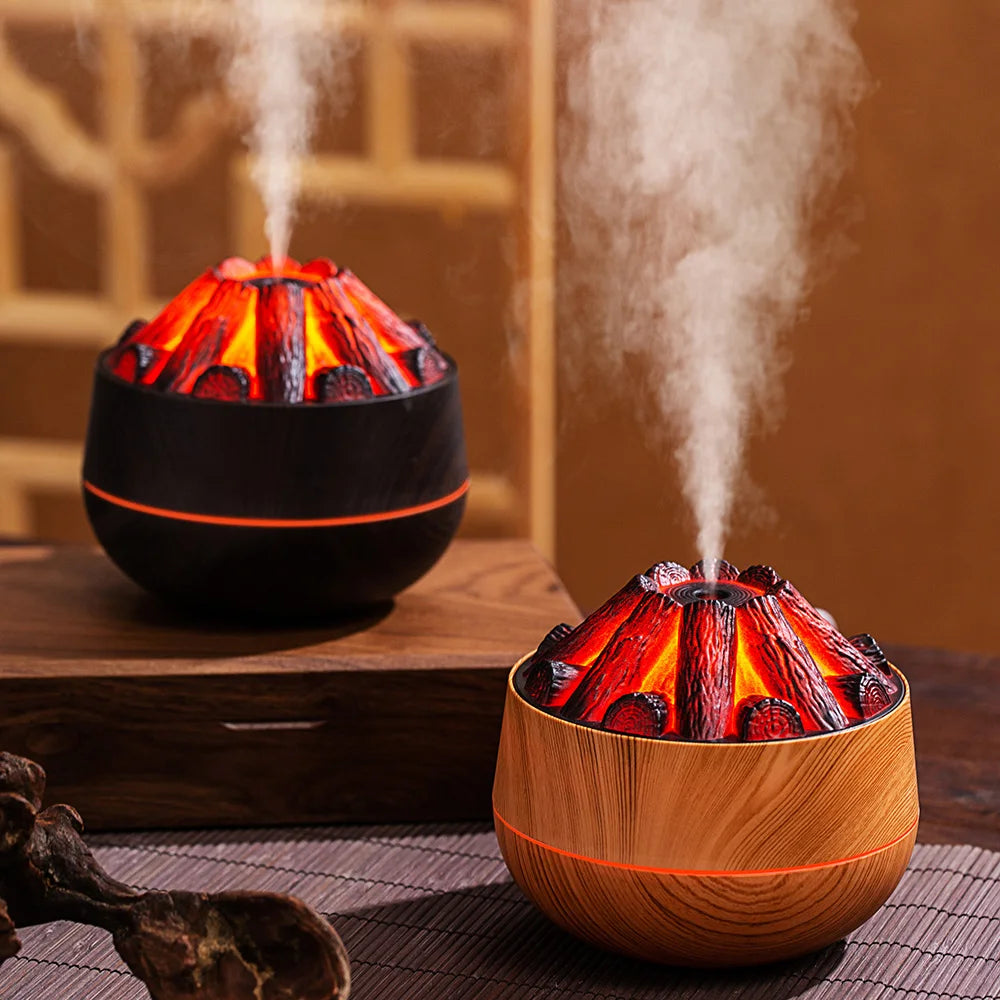 300ML Artificial Charcoal Fire Air Humidifier