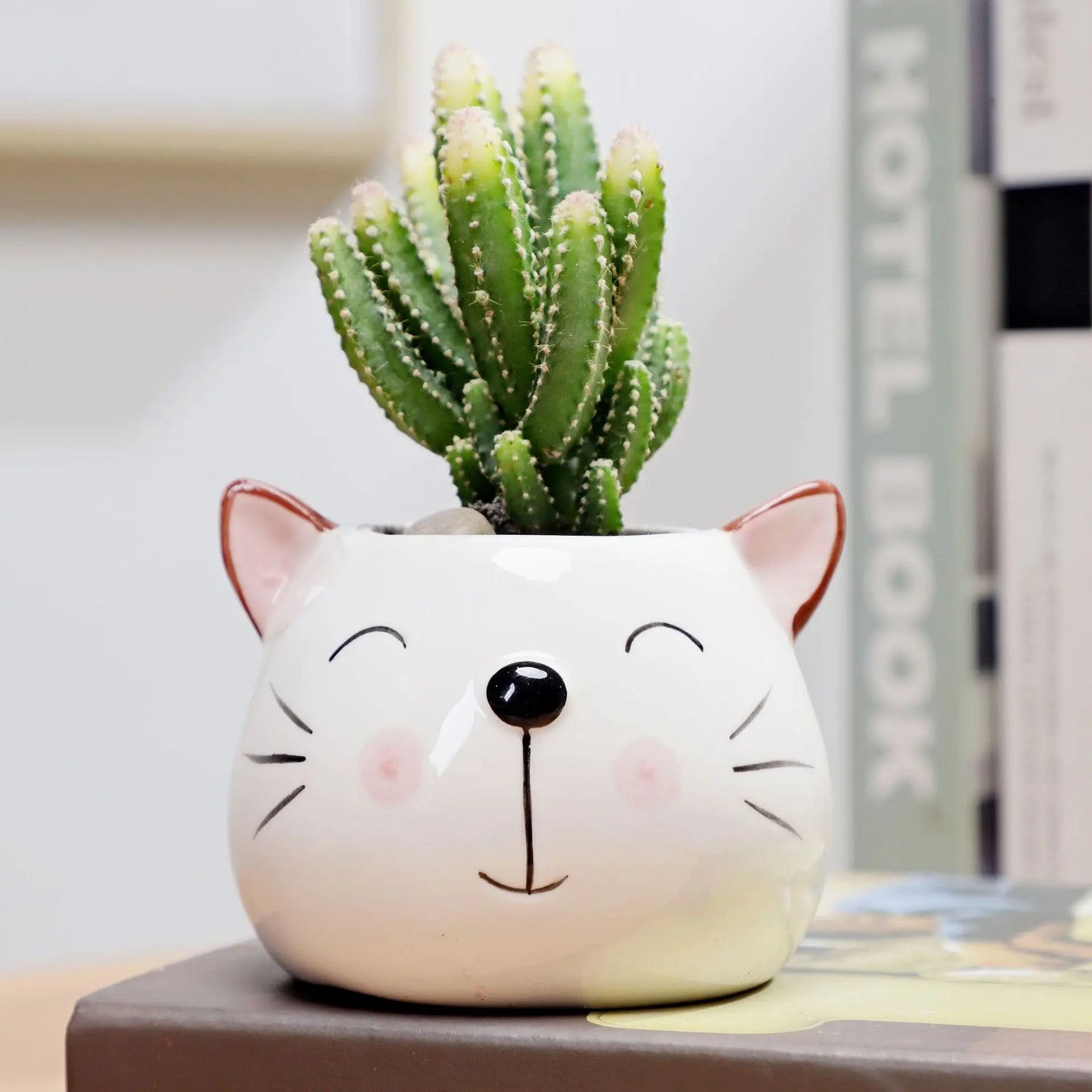 1Pcs Nordic Style Ceramic Animal Flower Pot