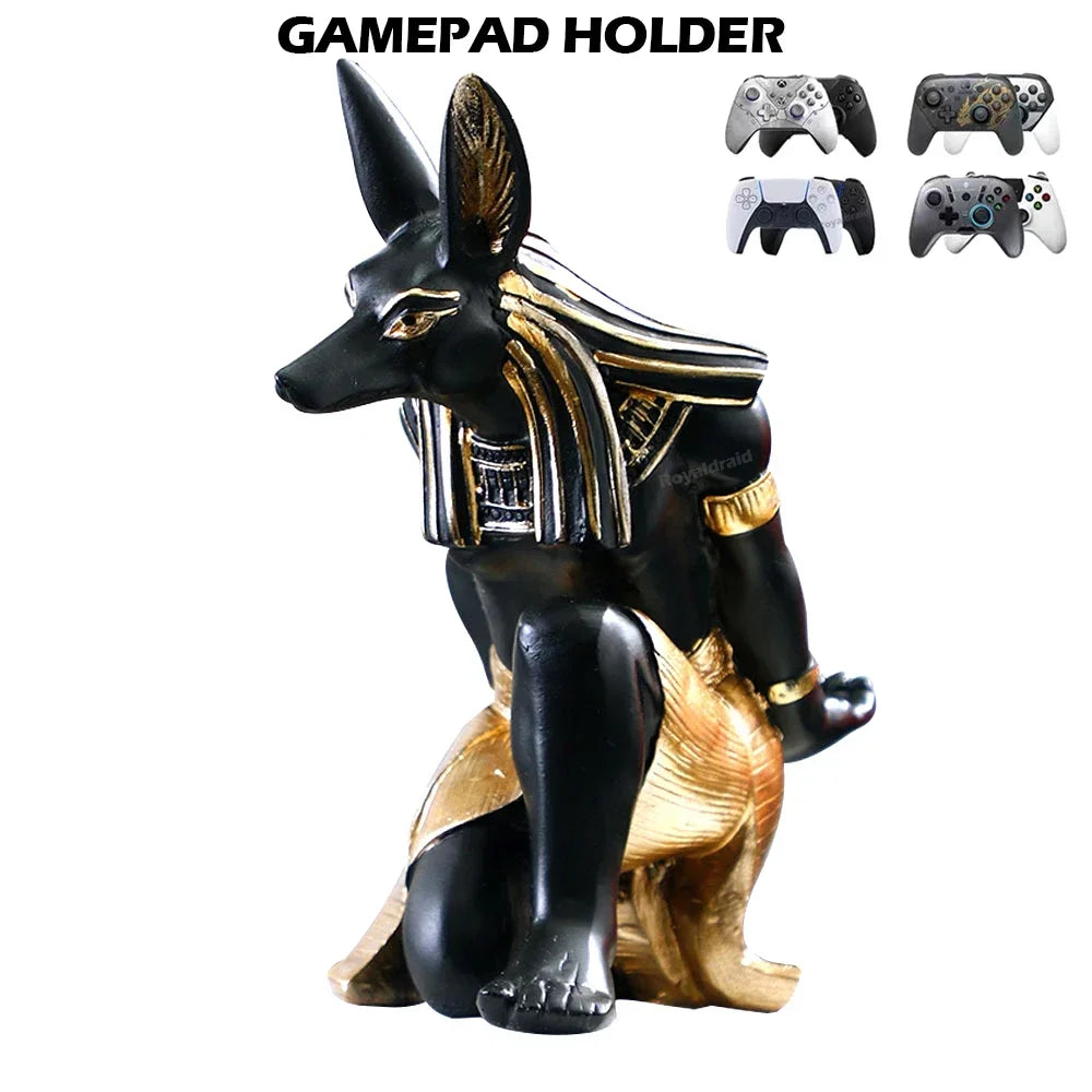Resin Egypt Anubis God Controller Holder