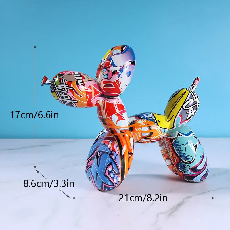 Nordic Balloon Dog Figurines for Interior