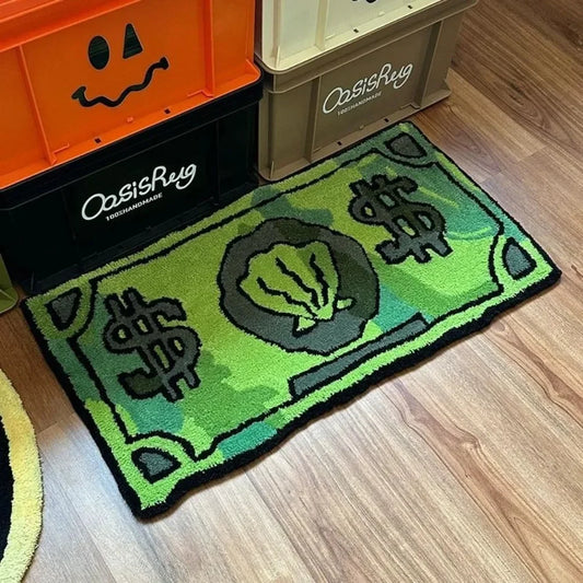 Waterproof Cartoon Money Rugs