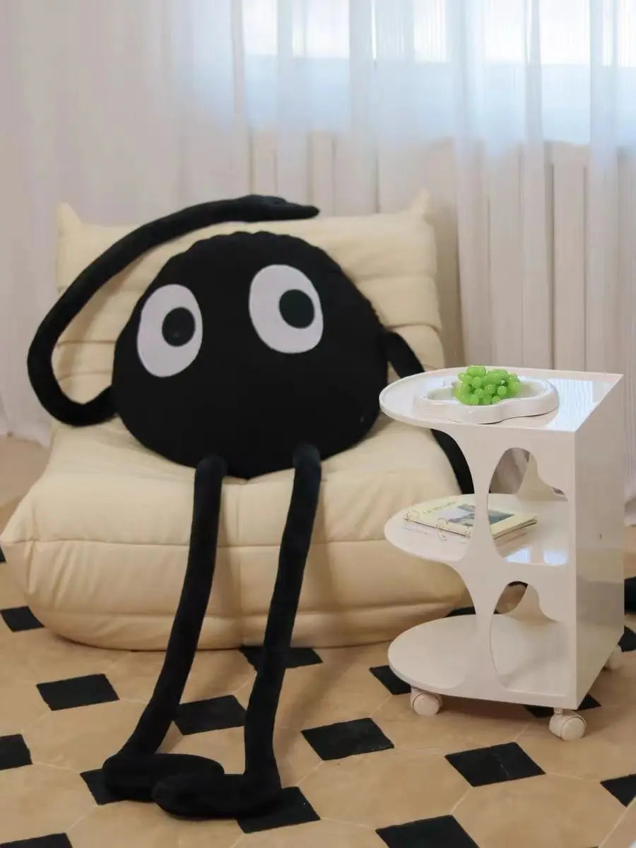 Cushion Black Coal Ball Doll Sofa